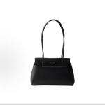 PRADA普拉达 Passage珐琅金属三角形标志 单肩包 中号 女款